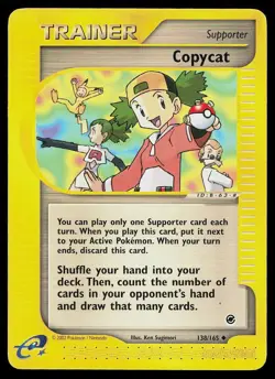 Copycat 138/165 Uncommon Expedition Base Set Pokemon Moderately Played - Image 1