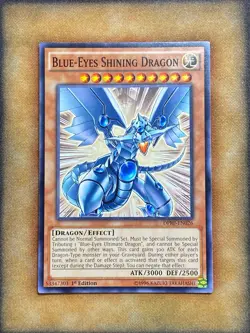 Yugioh Blue-Eyes Shining Dragon DPRP-EN026 Common 1st Ed NM - Image 1