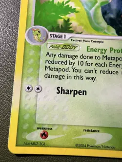 The Pokemon Company Metapod 39/112 FireRed & LeafGreen Reverse Holo Uncommon - Image 5