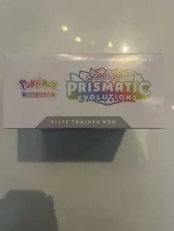 Pokemon TCG Scarlet Violet Prismatic Evolutions ETB, New Factory Sealed - Image 2