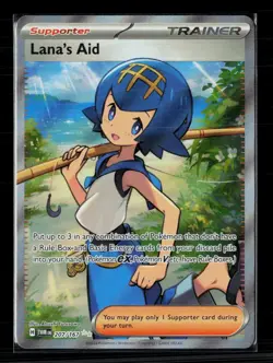 Pokemon 2024 Twilight Masquerade Lana's Aid UR FA #207/167 - Image 1
