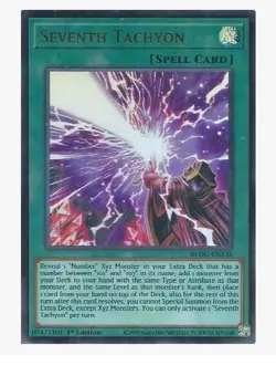 Seventh Tachyon - BLGG-EN126 - Ultra Rare YuGiOh - Image 1