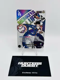 One Piece Night × Los Angeles Dodgers Monkey D. Luffy EB02-010 English - Image 1