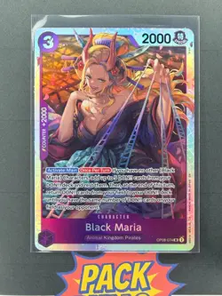 Black Maria SR OP08-074 PRB02 One Piece English CCG (4x) Play Set - Image 3