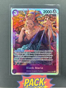 Black Maria SR OP08-074 PRB02 One Piece English CCG (4x) Play Set - Image 5