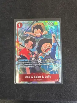 Ace & Sabo & Luffy OP13-007 Carrying On His Will Foil - Image 1
