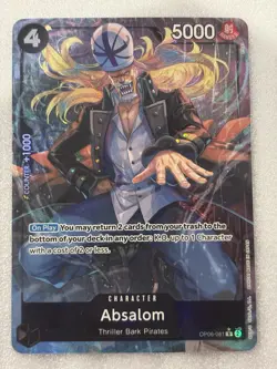 Absalom Alternate Art OP06-081 One Piece Wings of the Captain R NM English - Image 1