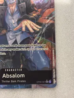 Absalom Alternate Art OP06-081 One Piece Wings of the Captain R NM English - Image 4