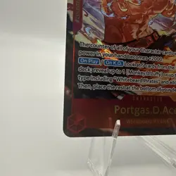 One Piece Tcg Portgas.D.Ace Alternate Art OP16-118 The Time of Battle Foil SEC - Image 4