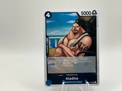 2026 One Piece Aladine (Dash Pack) OP14-043 R The Azure Sea's Seven Foil Rare - Image 1