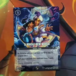 Disney Lorcana, A Whole New World, Promo Pack 20 Cards- LAST ONE - Image 3