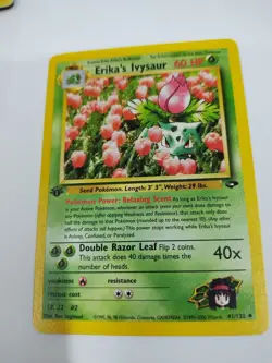 NM Pokemon Card - Erika's Ivysaur Gym Challenge 1st Edition 41/132 Uncommon - Image 1