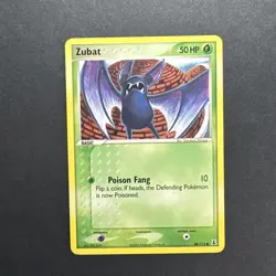 Zubat 88/113 2005 EX Delta Species Pokemon Card TCG Nintendo Komiya Art - Nm (1) - Image 1