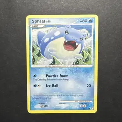 Spheal 82/111 - NM - Rising Rivals Pokemon Card - Tomokazu Komiya Art - Image 1