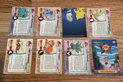 Lot of 8 Topps 1999 Pokemon TV Animation Edition cards, excellent condition - Image 2