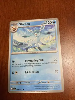 Glaceon 054/167 Twilight Masquerade Regular Pokemon TCG Card - Image 1