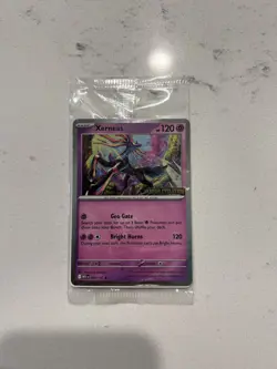 Xerneas 064/132 - Stamped Promo - Mega Evolution - Pokemon Card - SEALED - Image 1
