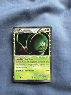 Pokemon TCG Meganium Prime HeartGold SoulSilver Holo Card 109/123 Prime Rare - Image 1