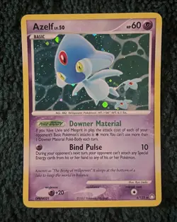 Azelf 4/123 Holo - Mysterious Treasures Pokemon Card - LP - Image 1