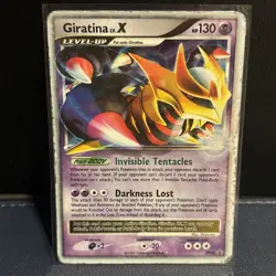 Giratina LV.X DP38 Diamond and Pearl Promo Holo Pokemon Card Poor Condition - Image 1