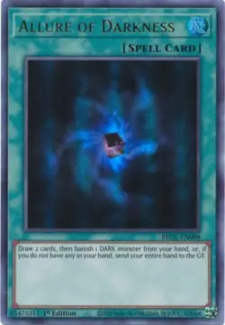 Yugioh! LP Allure of Darkness - BROL-EN088 - Ultra Rare - 1st Edition Lightly Pl - Image 1