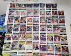 One Piece tcg Card Game Lot Of 53 Cards Collection Mixed Lot... - Image 1