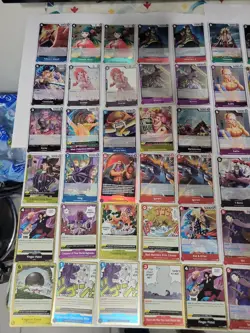One Piece tcg Card Game Lot Of 53 Cards Collection Mixed Lot... - Image 2