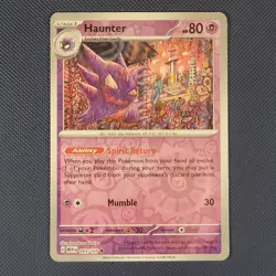 Haunter 093/165 - 151 - Uncommon Reverse Holo Pokemon Card - NM - Image 1