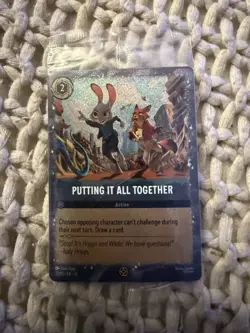 Zootopia 2 “Putting It All Together” Disney Lorcana Promo Trading Card SEALED - Image 1