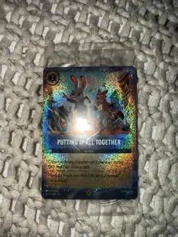 Zootopia 2 “Putting It All Together” Disney Lorcana Promo Trading Card SEALED - Image 3
