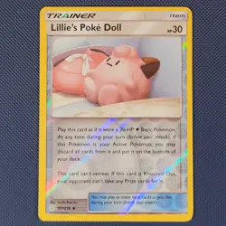 Lillie's Poke Doll 197/236 - Cosmic Eclipse - Reverse Holo Pokemon Card - M / NM - Image 1