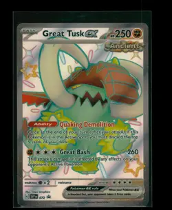 Great Tusk ex Holo Promo SV: Scarlet & Violet Promo Cards 072 NM - Image 1