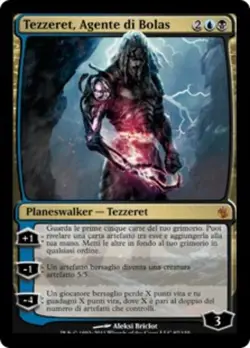 MTG TEZZERET, AGENT OF BOLAS ITALIAN PLAYED - TEZZERET, AGENTE DI BOLAS - MBS - Image 1