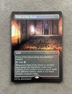Field of the Dead (Borderless) - Foil NM - Special Guests - MTG English - Image 1