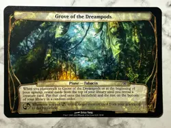 Grove Of The Dreampods - MTG Magic Oversized Planechase 2012 3.5x5" - LP / MP - Image 1