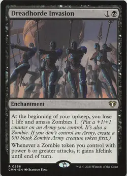 Dreadhorde Invasion R Commander Masters 866 NM MTG - Image 1