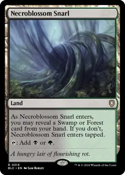 Necroblossom Snarl [Bloomburrow Commander] - Image 1
