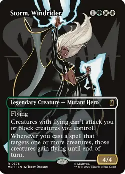 Storm, Windrider (Borderless) [Marvel Super Heroes] Foil Near Mint - Image 1