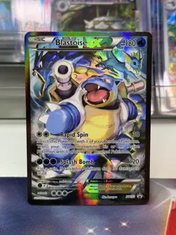 Blastoise EX XY122 Holo Black Star Promo XY Pokemon Card - Image 1