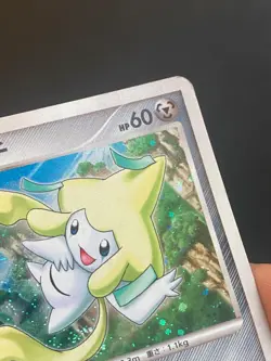 JAPANESE POKEMON JIRACHI 10TH ANNIVERSARY MOVIE PROMO HOLO SWIRL - G/VG - Image 4
