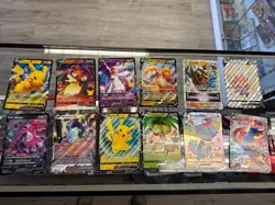 Pokemon Jumbo Card Lot Charizard Pikachu Sylveon Celebrations Crown Zenith - Image 1