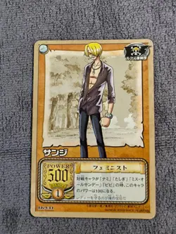One Piece Cardgame Carddass Booster1 LK-C11 Sanji Bandai 2002 Japan - Image 1