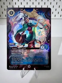 Disney Lorcana Wilds Unknown Kida - Crystal Scion Enchanted FOIL 236/204 - Image 1