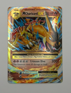 M Charizard EX 13/108 XY Evolutions Ultra Rare Holo Pokemon Card LP - Image 1