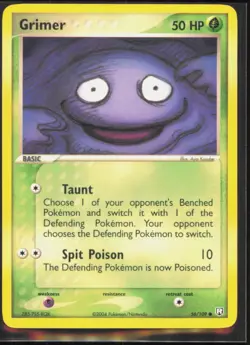 Grimer Common Team Rocket Returns #56/109 [Near Mint] Pokemon TCG - Image 1