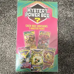 MJ Holding Mystery Power Box Pokemon TCG Sealed Box 5 Packs +11 Cards - Image 3