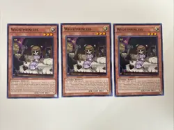 Yugioh - Wightprincess x 3 - LP - Plus Free Holographic Card - A - Image 1