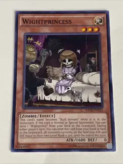 Yugioh - Wightprincess x 3 - LP - Plus Free Holographic Card - A - Image 2