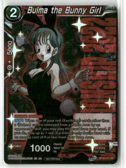 BULMA THE BUNNY GIRL Holographic Custom Art Dragon Ball Anime Collectible Card - Image 1