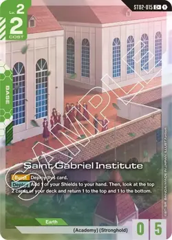 Saint Gabriel Institute Alternate Art Foil - ST02-015 C+ - Gundam TCG Card Game - Image 1